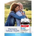 Función del sistema inmunitario de soporte de suplementos NAC de venta en caliente